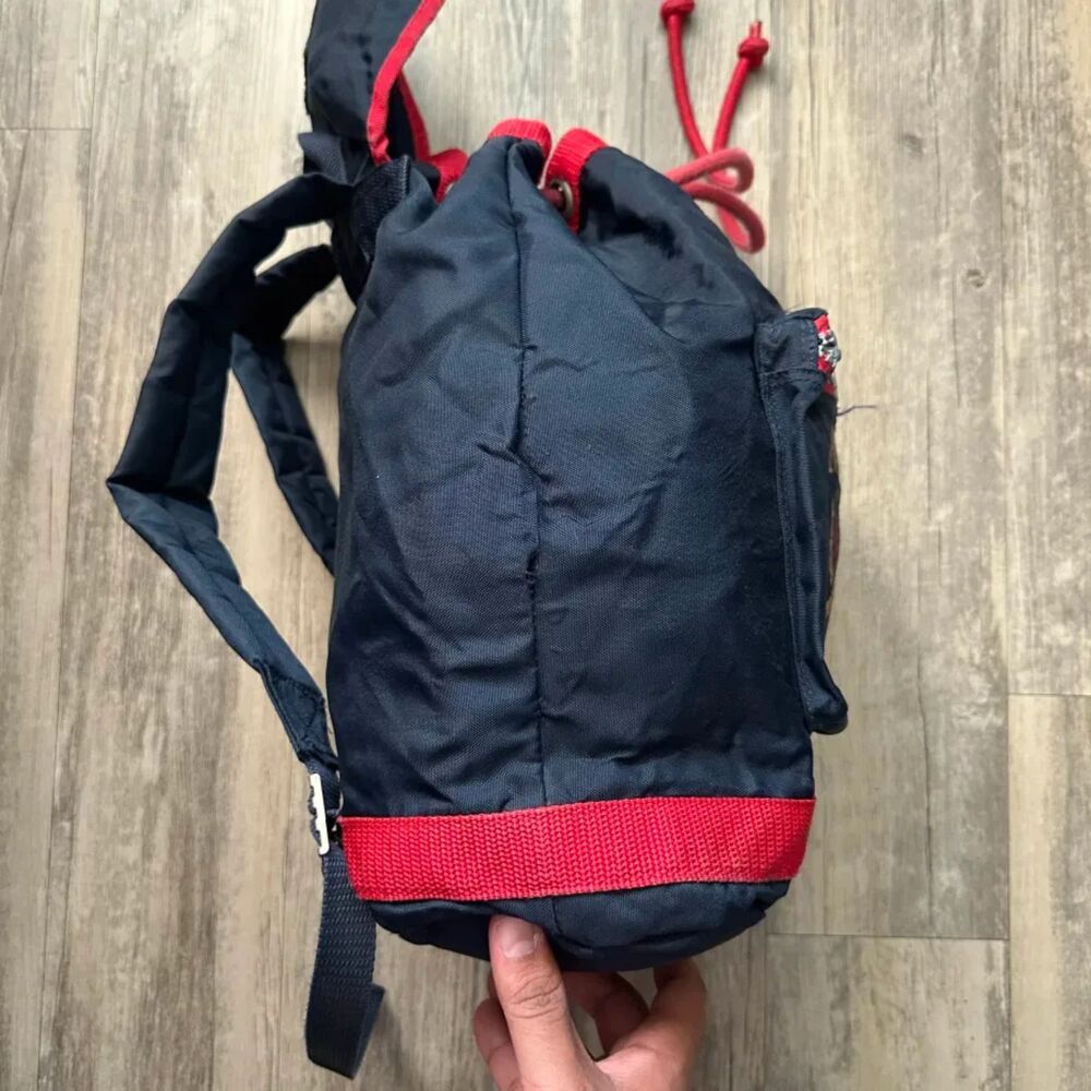 Vintage 90s Tommy Hilfiger Lion Crest Flag Backpack Sack - Picture 7 of 15